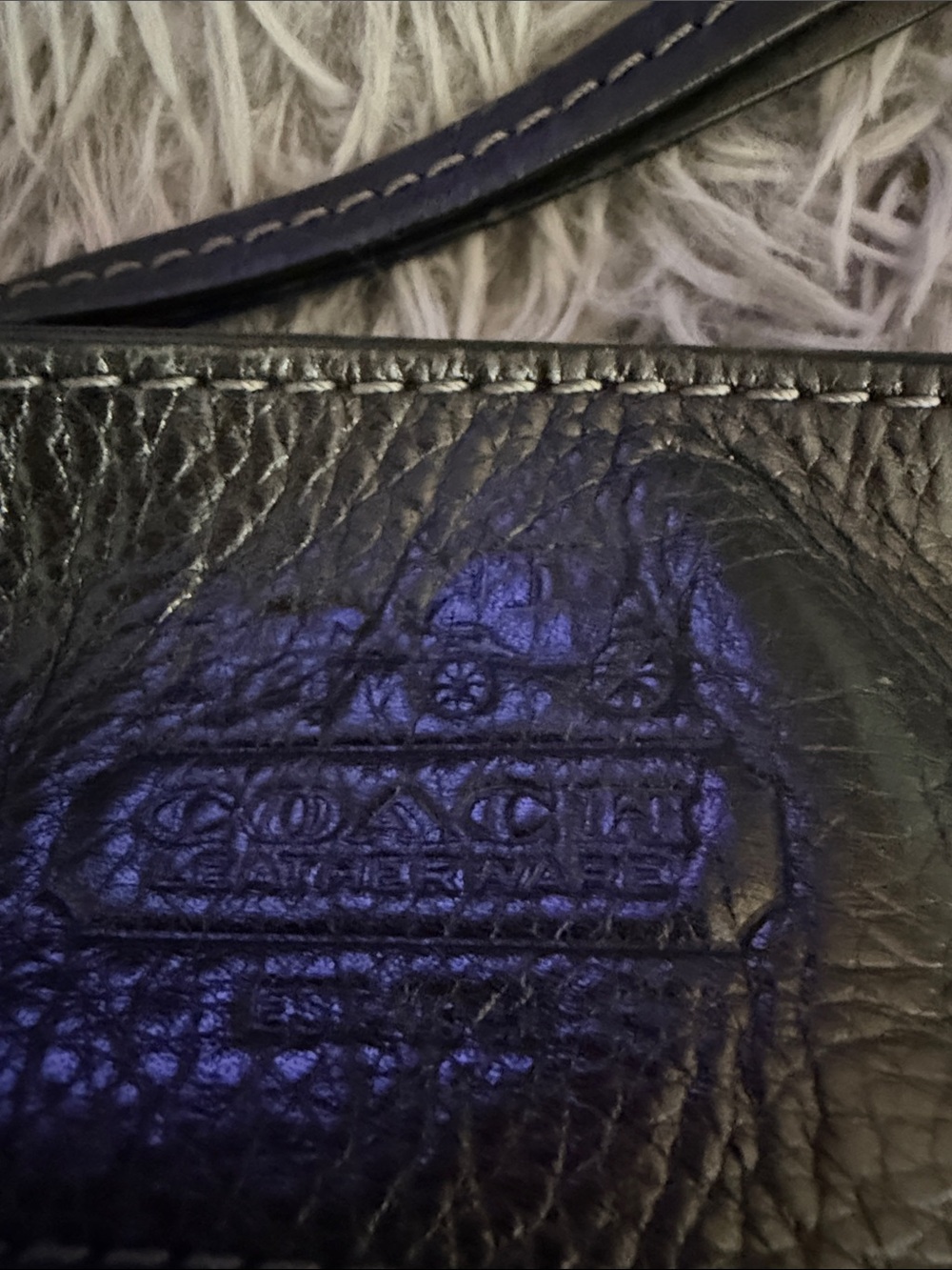 Coach Black & Charcoal Signature Hobo Bag k0893-12674 - Picture 11 of 13